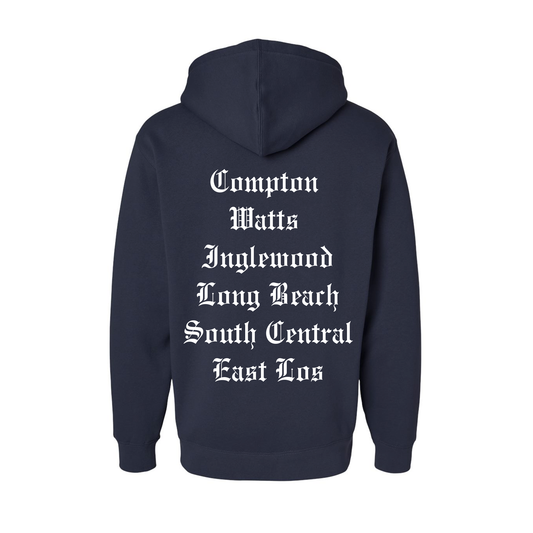 The Land Los Angeles OG Tour Hoody in Navy